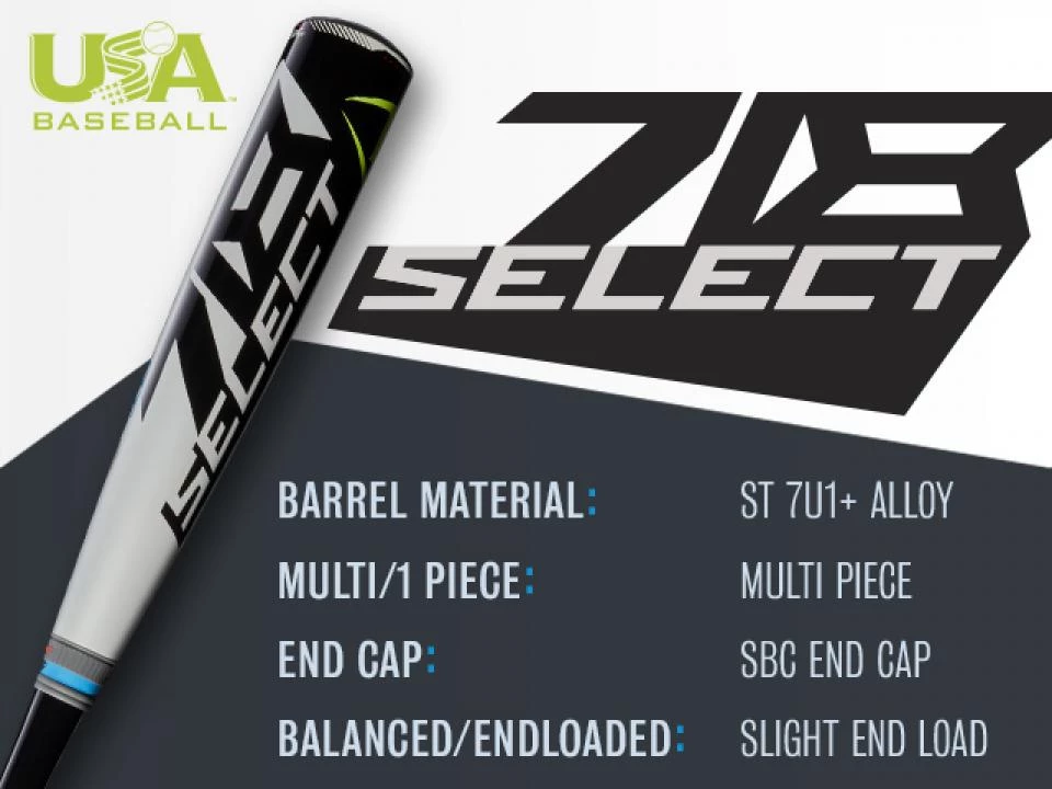 Louisville Slugger USA Approved Bats 2018 SELECT 718 (-5) 2 5/8" USA BASEBALL BAT