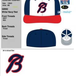 The Game Headwear QuickTurn Game Hats DeLaRosa QUICKTURN - Dual-Color GB992 Gametek