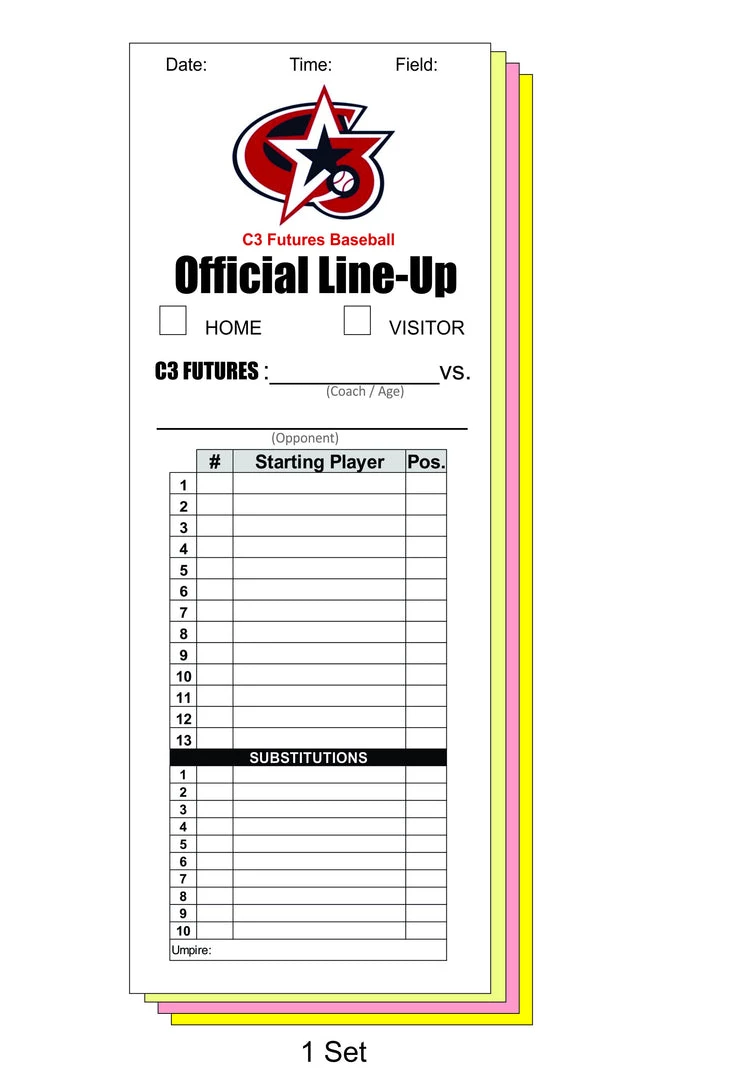Texas Bat Company Custom Line Up Cards (13 Player - 10 Sub) Coaches Corner 2 Texas Bat Company Custom Line Up Cards (13 Player - 10 Sub) Coaches Corner