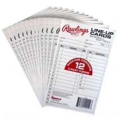 Rawlings Coaches Corner LINE UP CARDS FOR BASEBALL OR SOFTBALL - 17LU